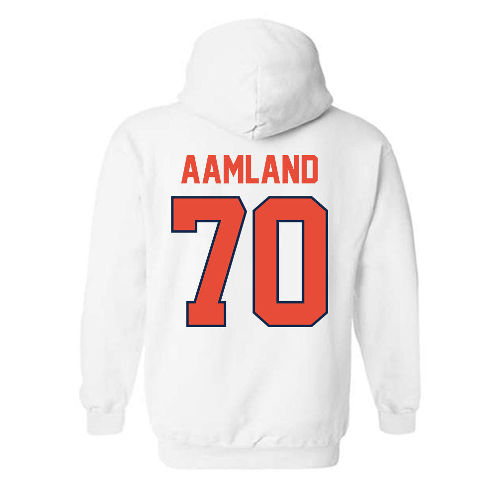 Illinois - NCAA Football : Zach Aamland - Hooded Sweatshirt Classic Shersey