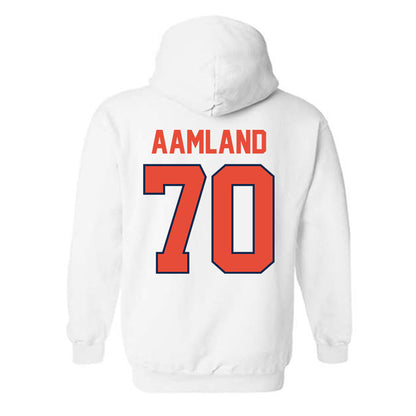 Illinois - NCAA Football : Zach Aamland - Hooded Sweatshirt Classic Shersey