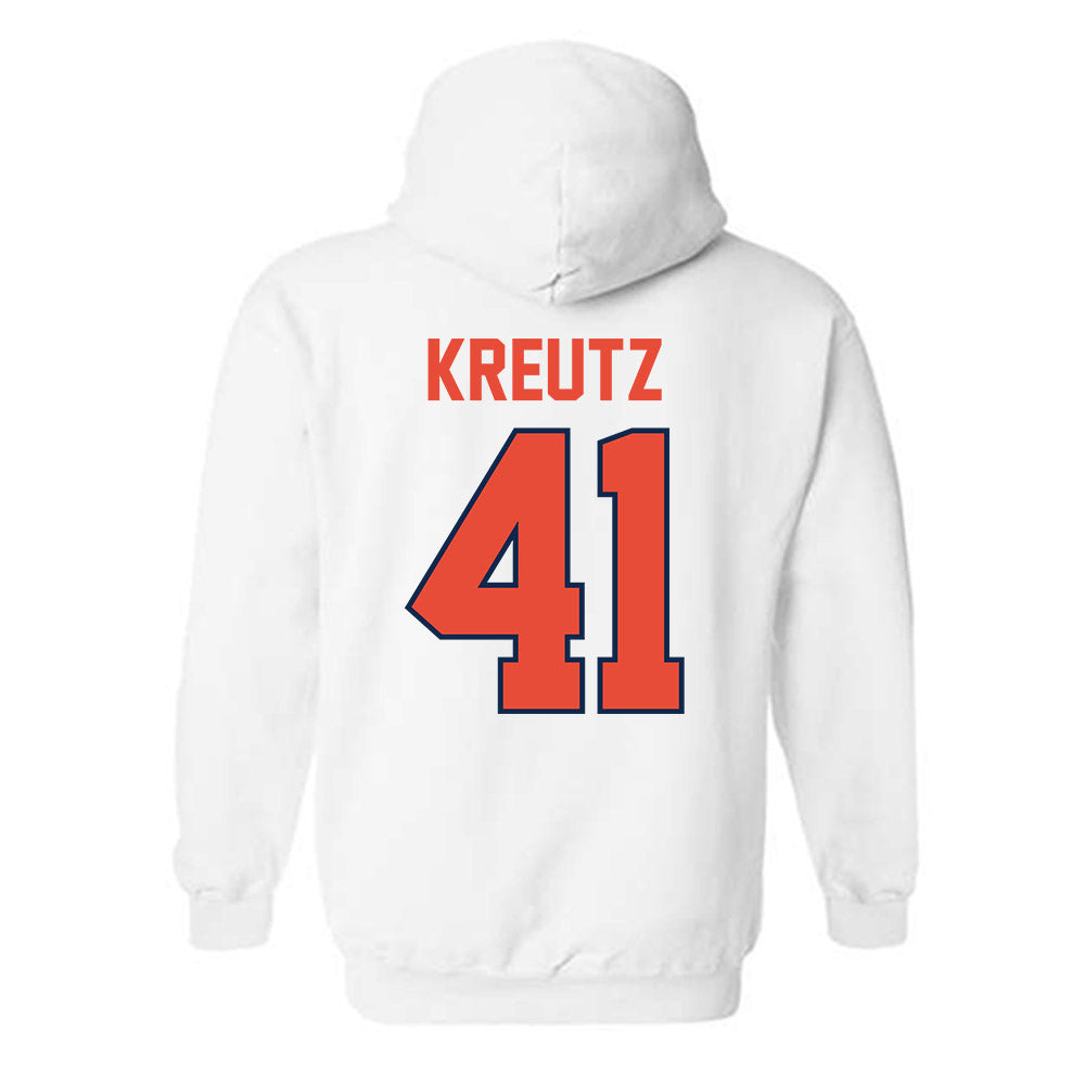 Illinois - NCAA Football : James Kreutz - Hooded Sweatshirt Classic Shersey