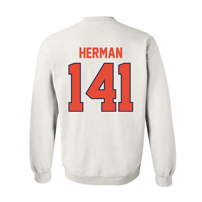 Illinois - NCAA Wrestling : Jackson Herman - Classic Shersey Crewneck Sweatshirt-1