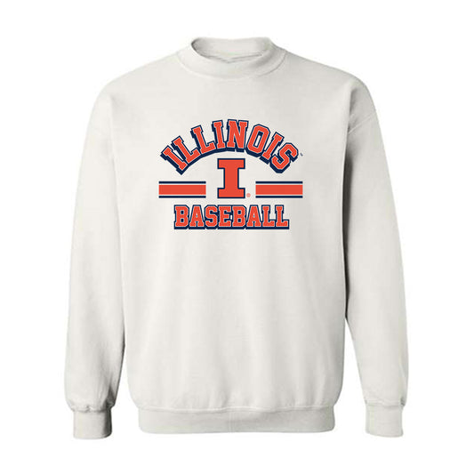 Illinois - NCAA Baseball : Jacob Schroeder - Crewneck Sweatshirt Classic Shersey