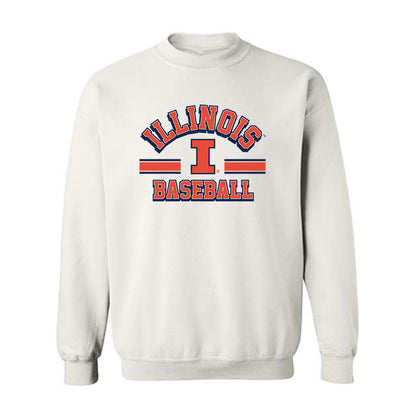 Illinois - NCAA Baseball : Ben Plumley - Crewneck Sweatshirt Classic Shersey