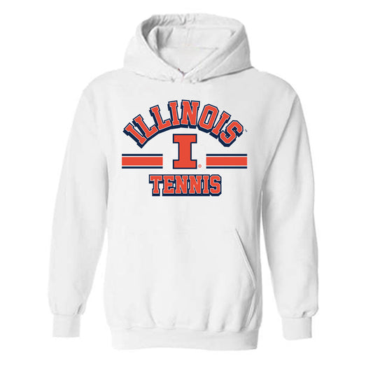 Illinois - NCAA Men's Tennis : William Mroz - Classic Shersey Hooded Sweatshirt-0