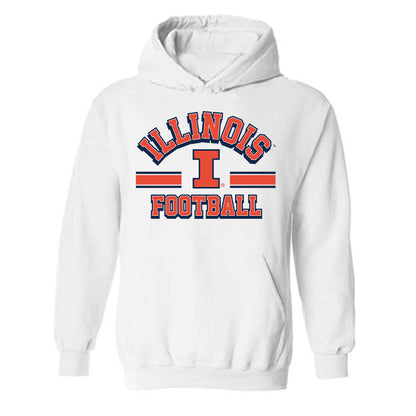 Illinois - NCAA Football : Jeremiah Warren - Classic Shersey Hooded Sweatshirt-0