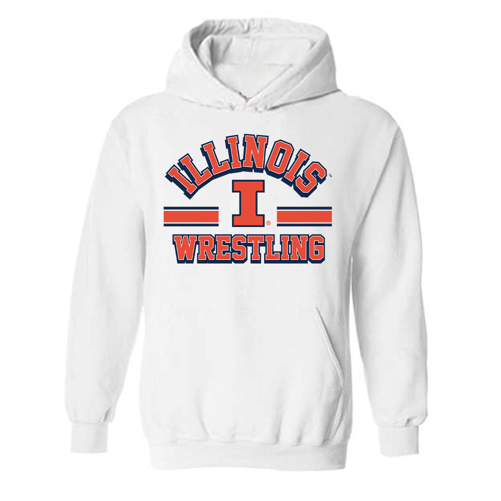 Illinois - NCAA Wrestling : Jackson Herman - Classic Shersey Hooded Sweatshirt-0