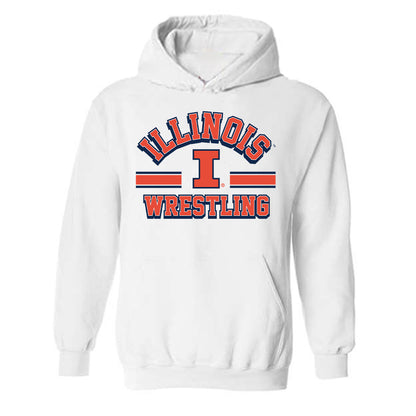 Illinois - NCAA Wrestling : Jackson Herman - Classic Shersey Hooded Sweatshirt-0