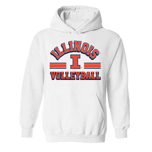 Illinois - NCAA Women's Volleyball : Alyssa Aguayo - Classic Shersey Hooded Sweatshirt-0