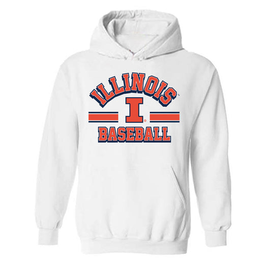 Illinois - NCAA Baseball : Nolan Girard - Classic Shersey Hooded Sweatshirt-0