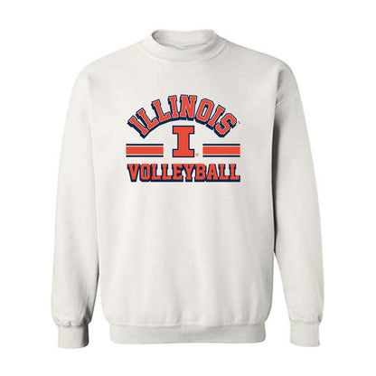 Illinois - NCAA Women's Volleyball : Sarah Bingham - Crewneck Sweatshirt Classic Shersey