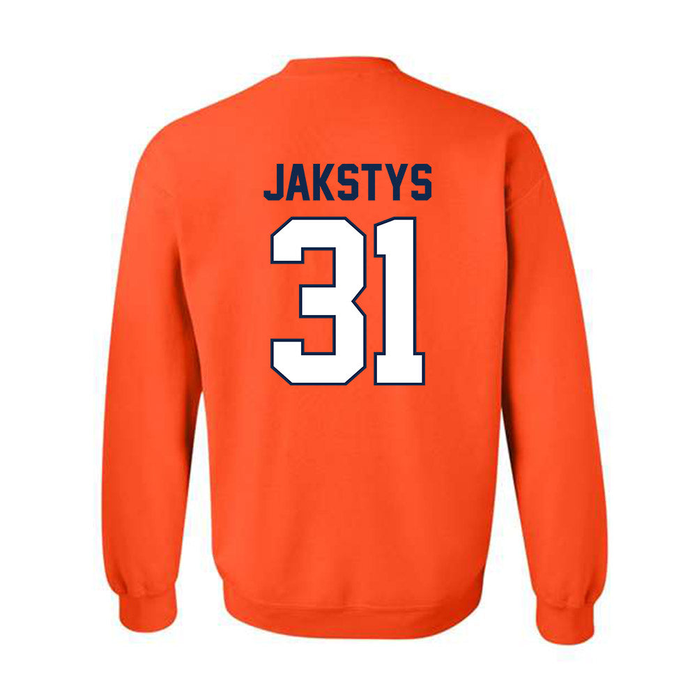 Illinois - NCAA Men's Basketball : Jason Jakstys - Classic Shersey Crewneck Sweatshirt-1