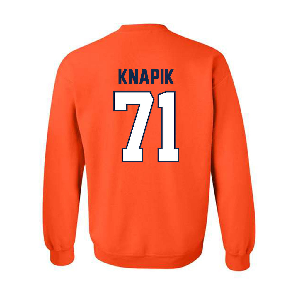Illinois - NCAA Football : Nathan Knapik - Classic Shersey Crewneck Sweatshirt-1