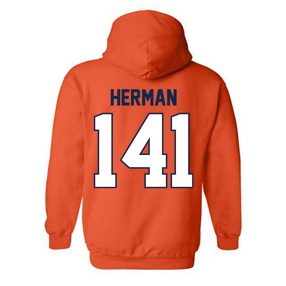 Illinois - NCAA Wrestling : Jackson Herman - Classic Shersey Hooded Sweatshirt-1