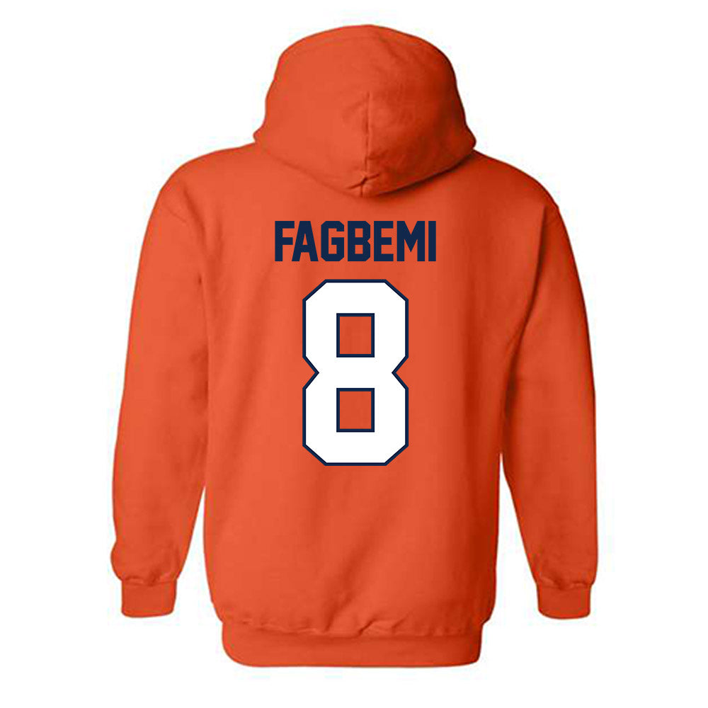 Illinois - NCAA Men's Basketball : Blake Fagbemi - Classic Shersey Hooded Sweatshirt-1