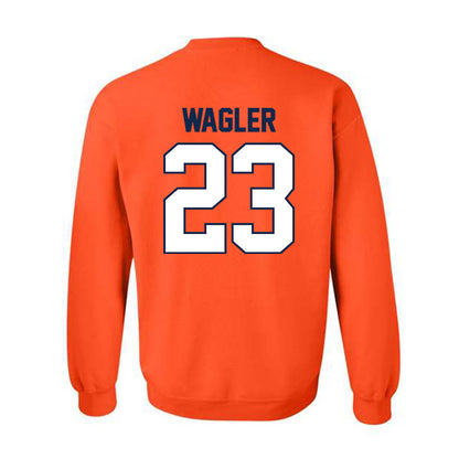 Illinois - NCAA Men's Basketball : Keaton Wagler - Classic Shersey Crewneck Sweatshirt-1