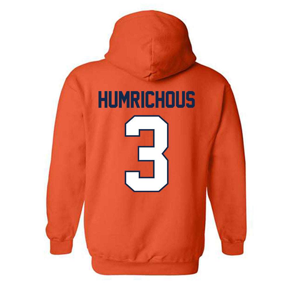 Illinois - NCAA Men's Basketball : Benjamin Humrichous - Classic Shersey Hooded Sweatshirt-1