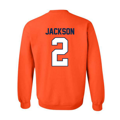 Illinois - NCAA Women's Basketball : Destiny Jackson - Classic Shersey Crewneck Sweatshirt-1