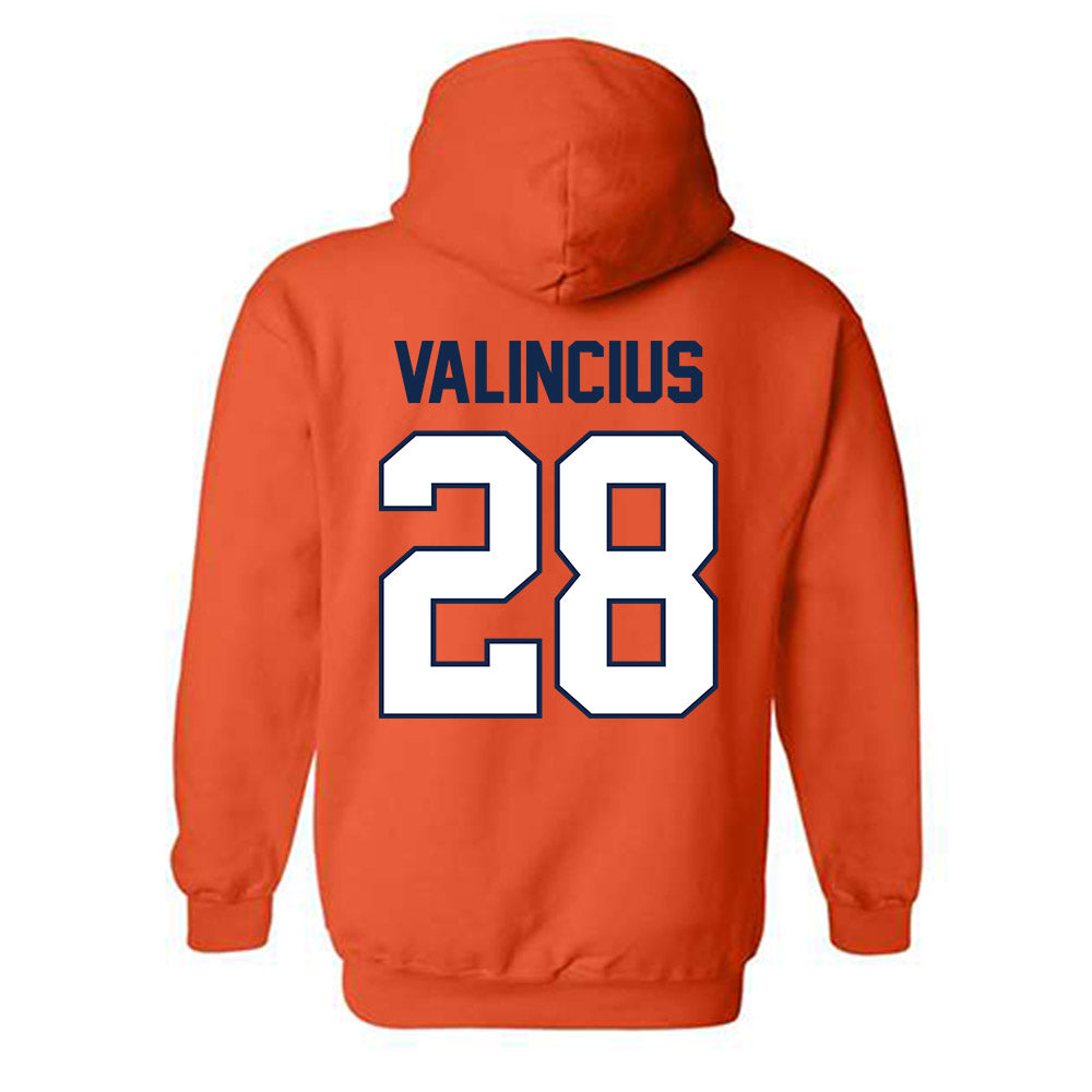 Illinois - NCAA Baseball : Vytas Valincius - Classic Shersey Hooded Sweatshirt-1