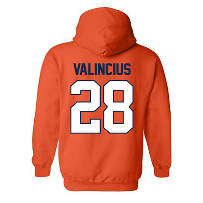 Illinois - NCAA Baseball : Vytas Valincius - Classic Shersey Hooded Sweatshirt-1