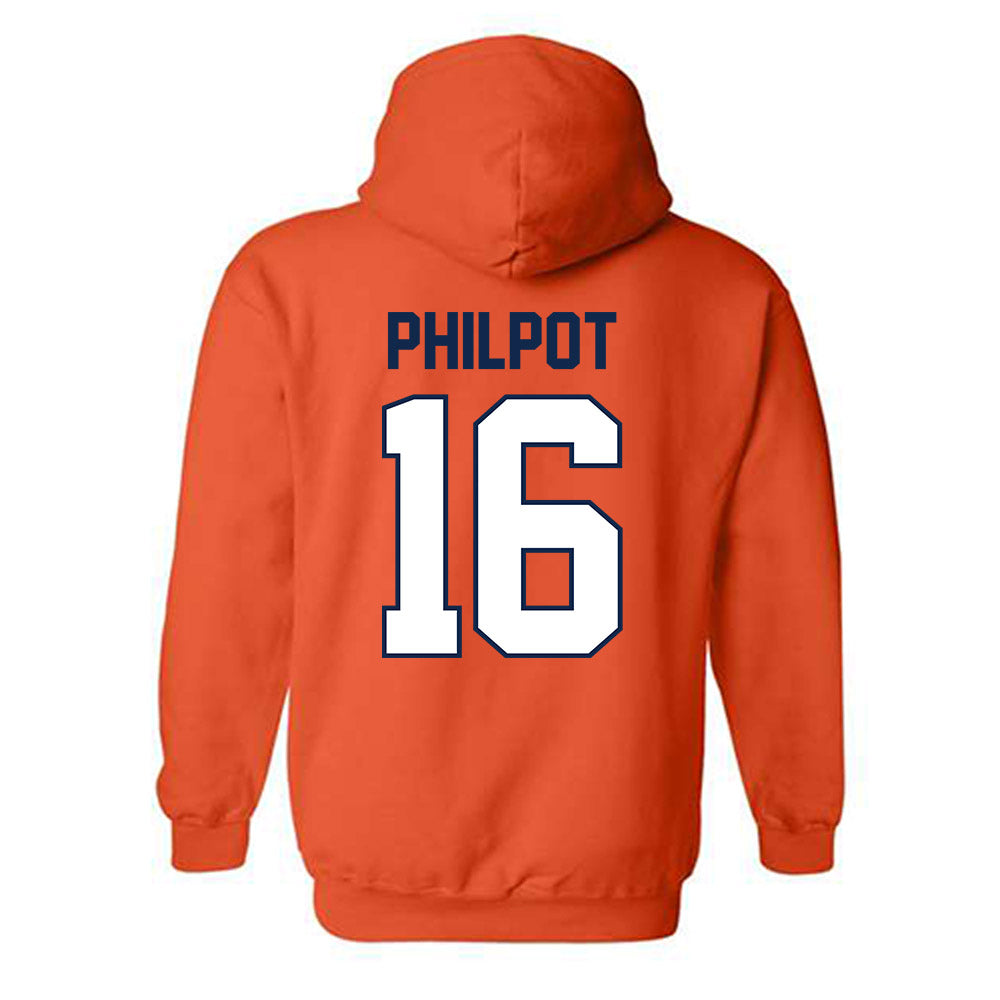 Illinois - NCAA Women's Volleyball : Ashlyn Philpot - Classic Shersey Hooded Sweatshirt-1