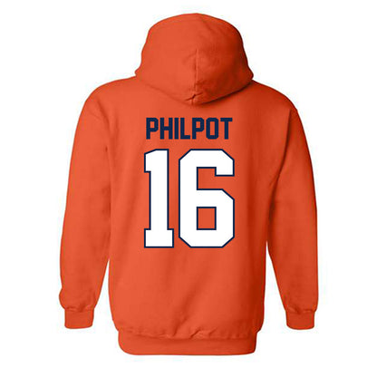 Illinois - NCAA Women's Volleyball : Ashlyn Philpot - Classic Shersey Hooded Sweatshirt-1