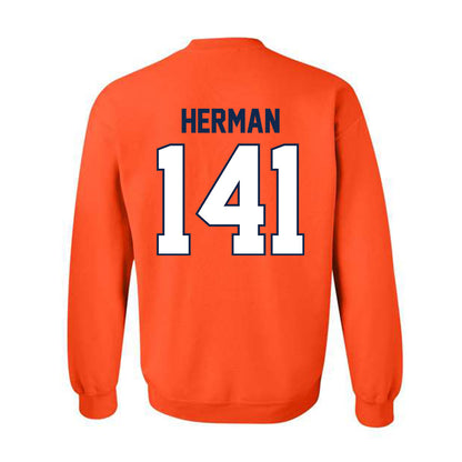 Illinois - NCAA Wrestling : Jackson Herman - Classic Shersey Crewneck Sweatshirt-1