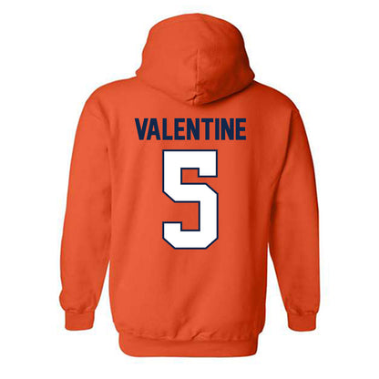 Illinois - NCAA Football : Ca'Lil Valentine - Classic Shersey Hooded Sweatshirt