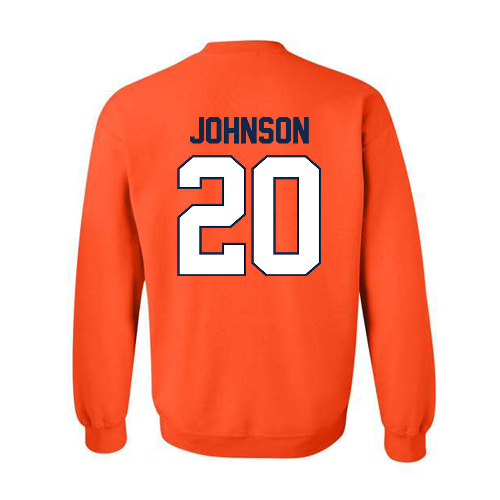 Illinois - NCAA Baseball : Ryan Johnson - Classic Shersey Crewneck Sweatshirt-1
