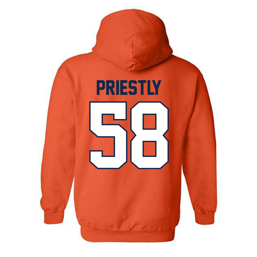 Illinois - NCAA Football : Melvin Priestly - Classic Shersey Hooded Sweatshirt