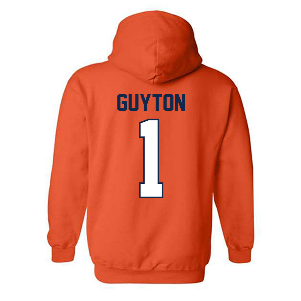 Illinois - NCAA Women's Basketball : Aaliyah Guyton - Classic Shersey Hooded Sweatshirt-1