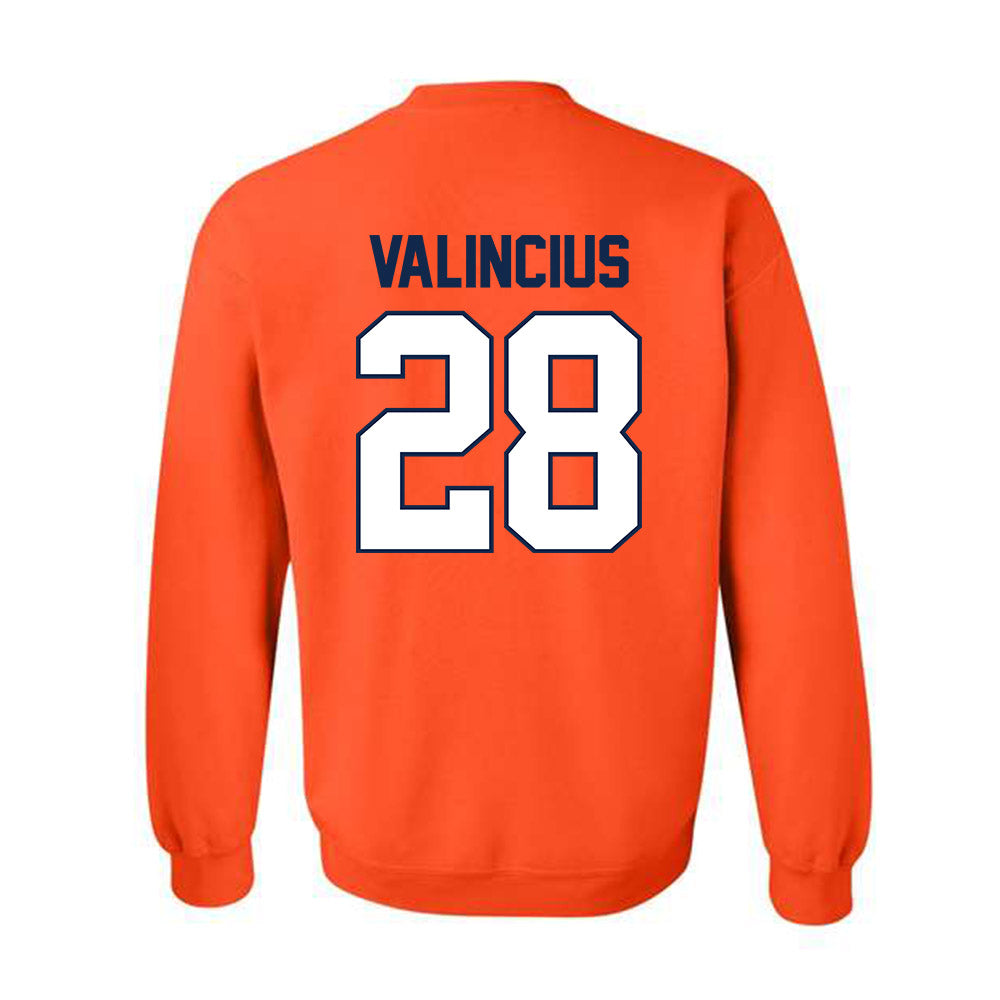 Illinois - NCAA Baseball : Vytas Valincius - Classic Shersey Crewneck Sweatshirt-1