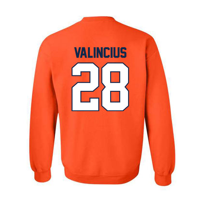 Illinois - NCAA Baseball : Vytas Valincius - Classic Shersey Crewneck Sweatshirt-1