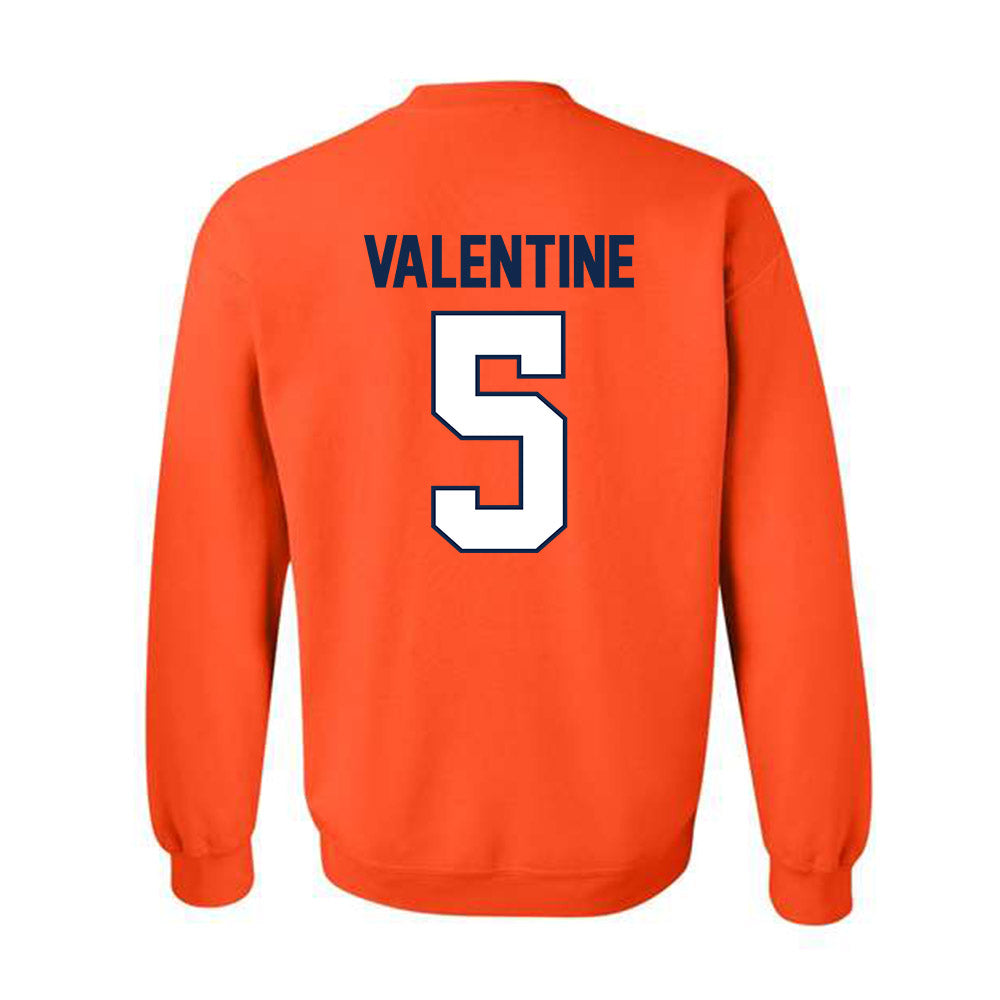 Illinois - NCAA Football : Ca'Lil Valentine - Classic Shersey Crewneck Sweatshirt