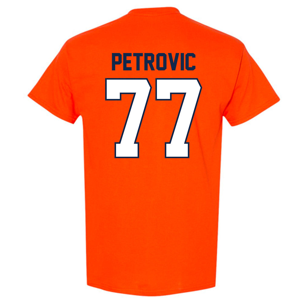 Illinois - NCAA Men's Basketball : Mihailo Petrovic - Classic Shersey T-Shirt-1