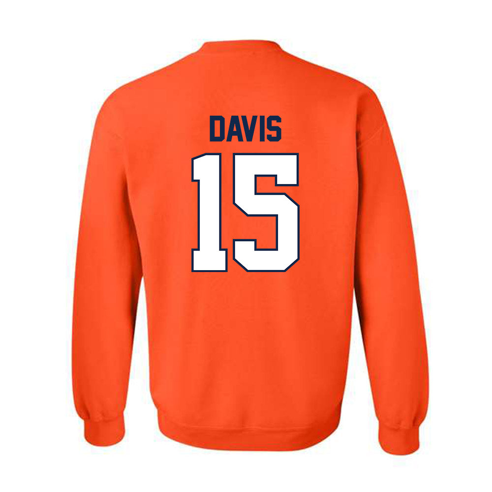 Illinois - NCAA Men's Basketball : Jake Davis - Classic Shersey Crewneck Sweatshirt-1