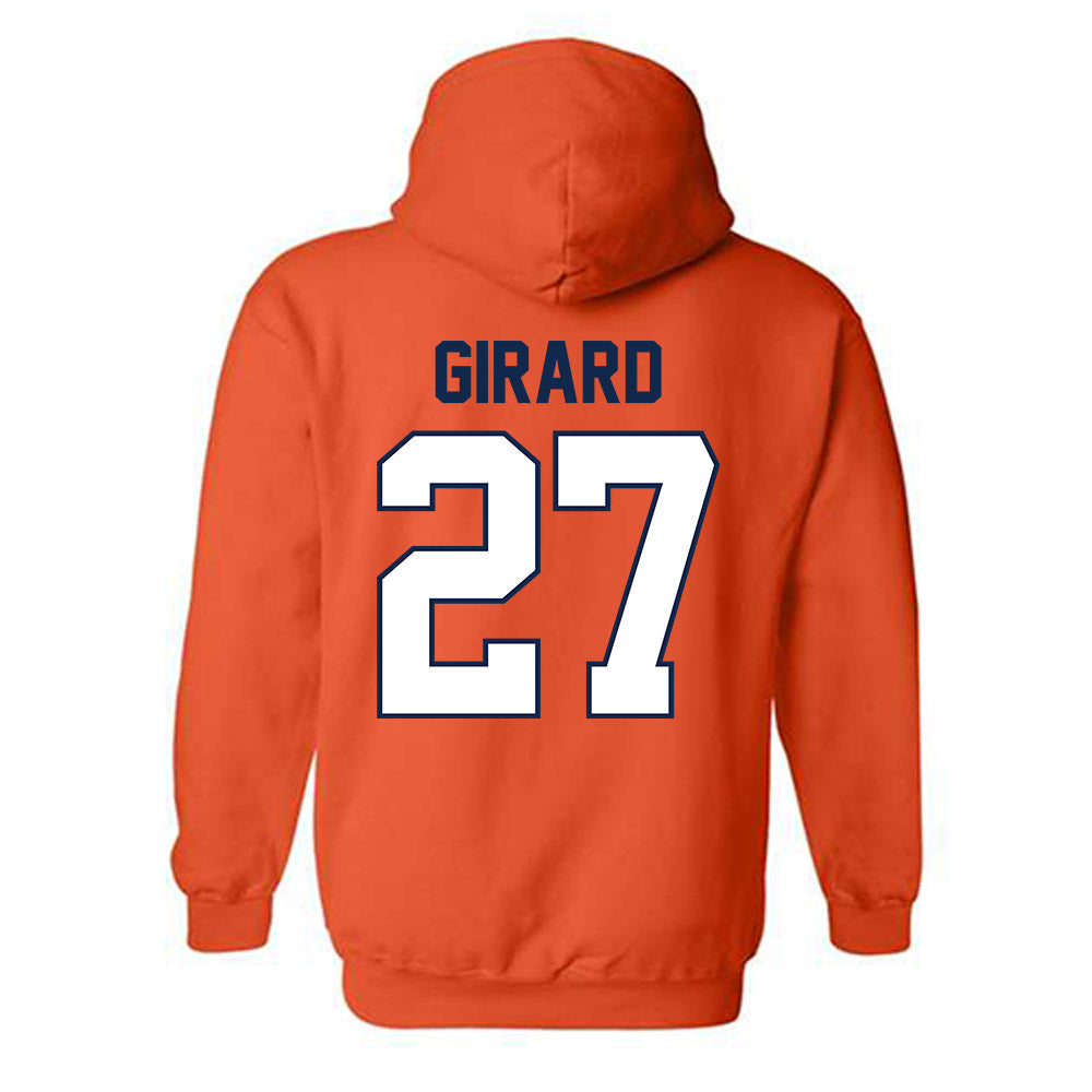 Illinois - NCAA Baseball : Nolan Girard - Classic Shersey Hooded Sweatshirt-1