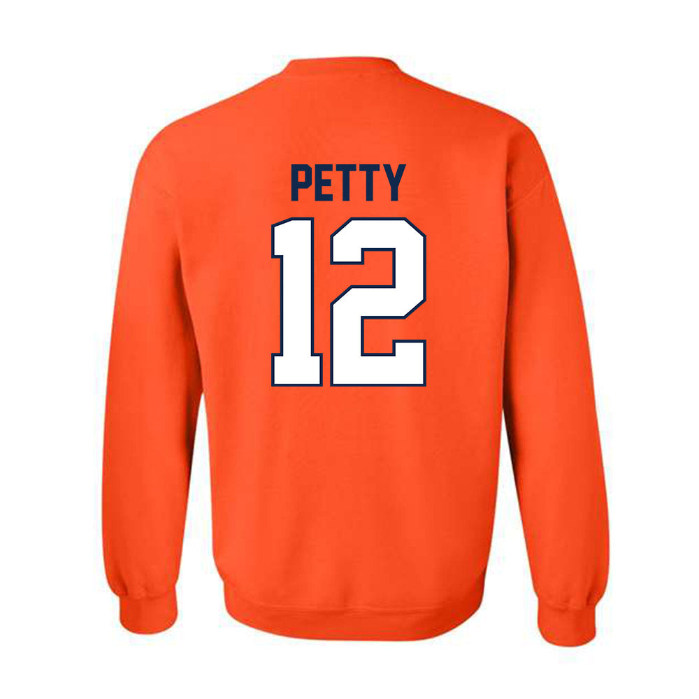 Illinois - NCAA Football : Trey Petty - Classic Shersey Crewneck Sweatshirt-1