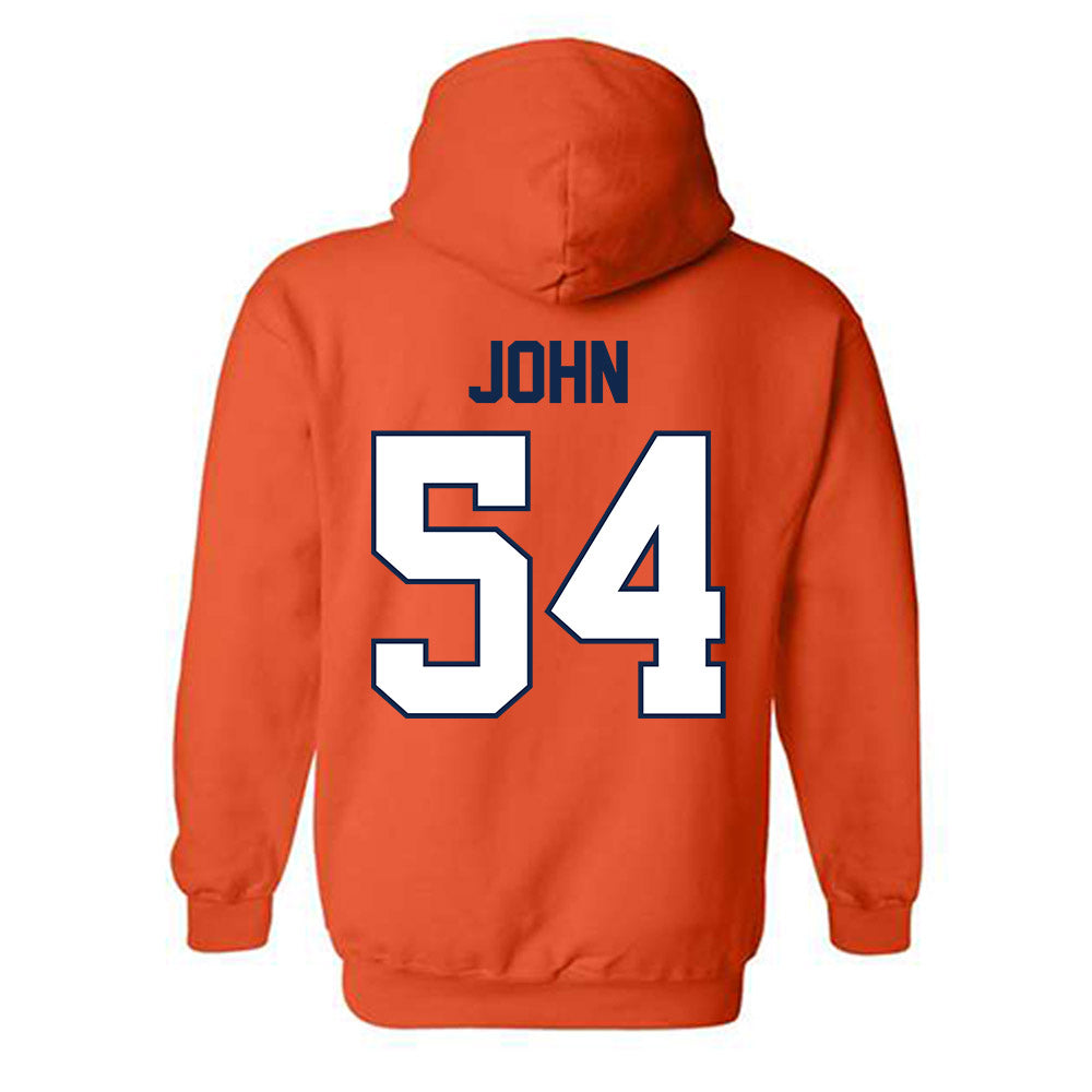 Illinois - NCAA Football : Demetrius John - Classic Shersey Hooded Sweatshirt