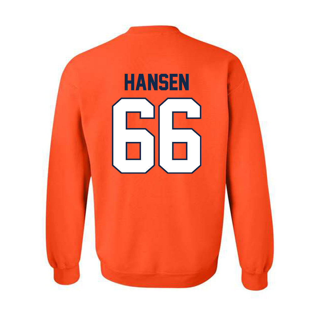 Illinois - NCAA Football : Brandon Hansen - Classic Shersey Crewneck Sweatshirt-1