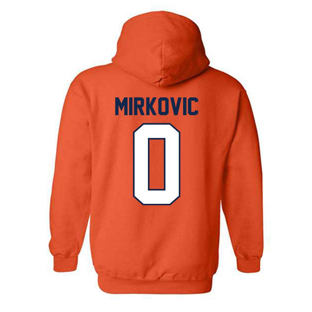Illinois - NCAA Men's Basketball : David Mirkovic - Classic Shersey Hooded Sweatshirt-1