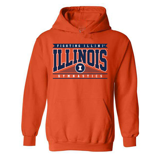 Illinois - NCAA Women's Gymnastics : Callie Kauffman - Classic Shersey Hooded Sweatshirt-0