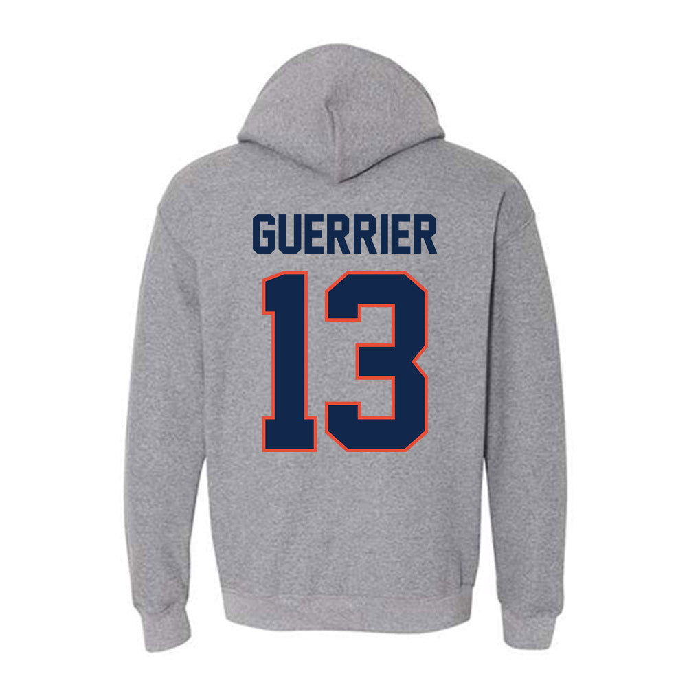 Illinois - NCAA Men's Basketball : Quincy Guerrier - Hooded Sweatshirt Classic Shersey