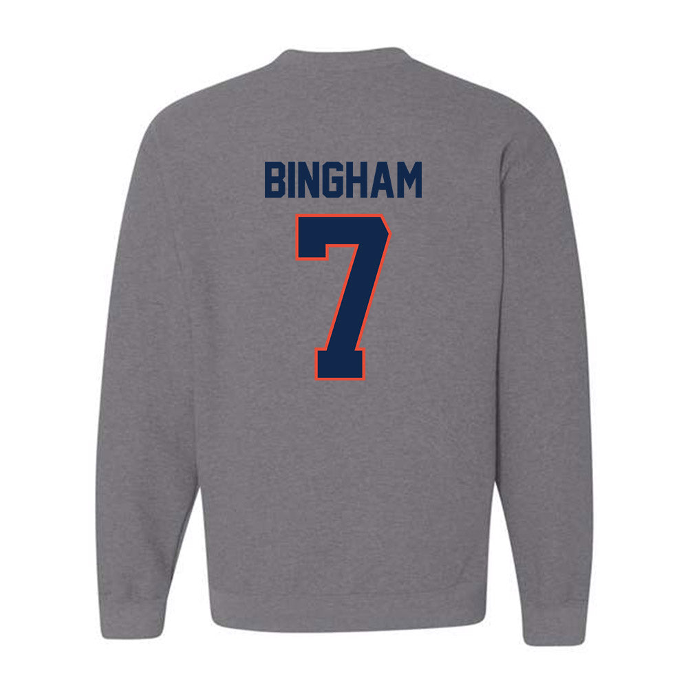 Illinois - NCAA Women's Volleyball : Sarah Bingham - Crewneck Sweatshirt Classic Shersey