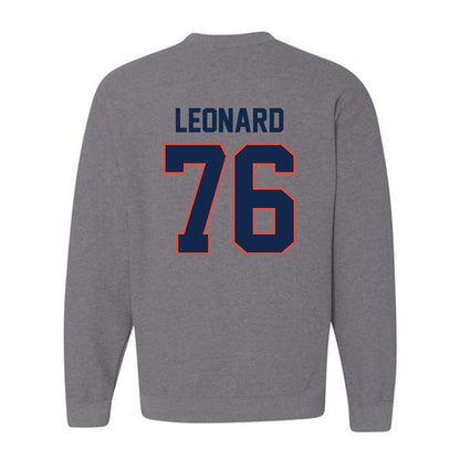 Illinois - NCAA Football : Clayton Leonard - Crewneck Sweatshirt Classic Shersey