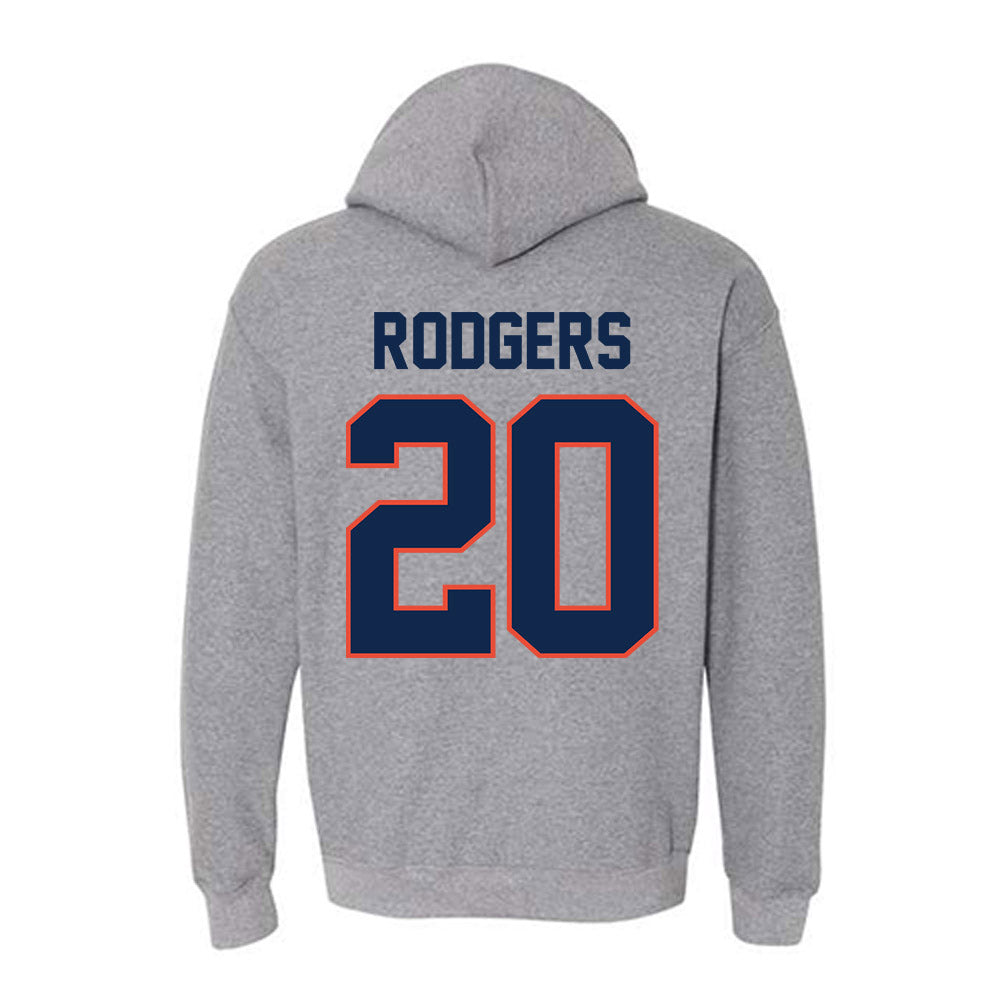 Illinois - NCAA Men's Basketball : Ty Rodgers - Hooded Sweatshirt Classic Shersey