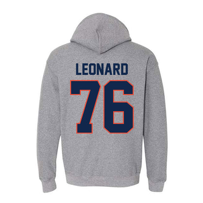 Illinois - NCAA Football : Clayton Leonard - Hooded Sweatshirt Classic Shersey