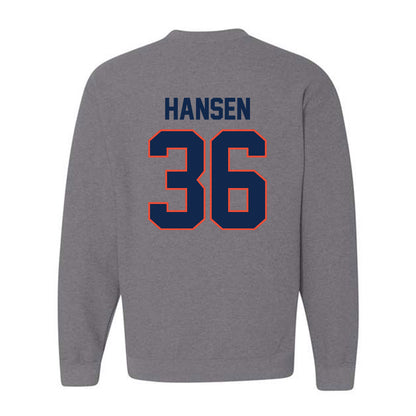 Illinois - NCAA Football : Lane Hansen - Crewneck Sweatshirt Classic Shersey