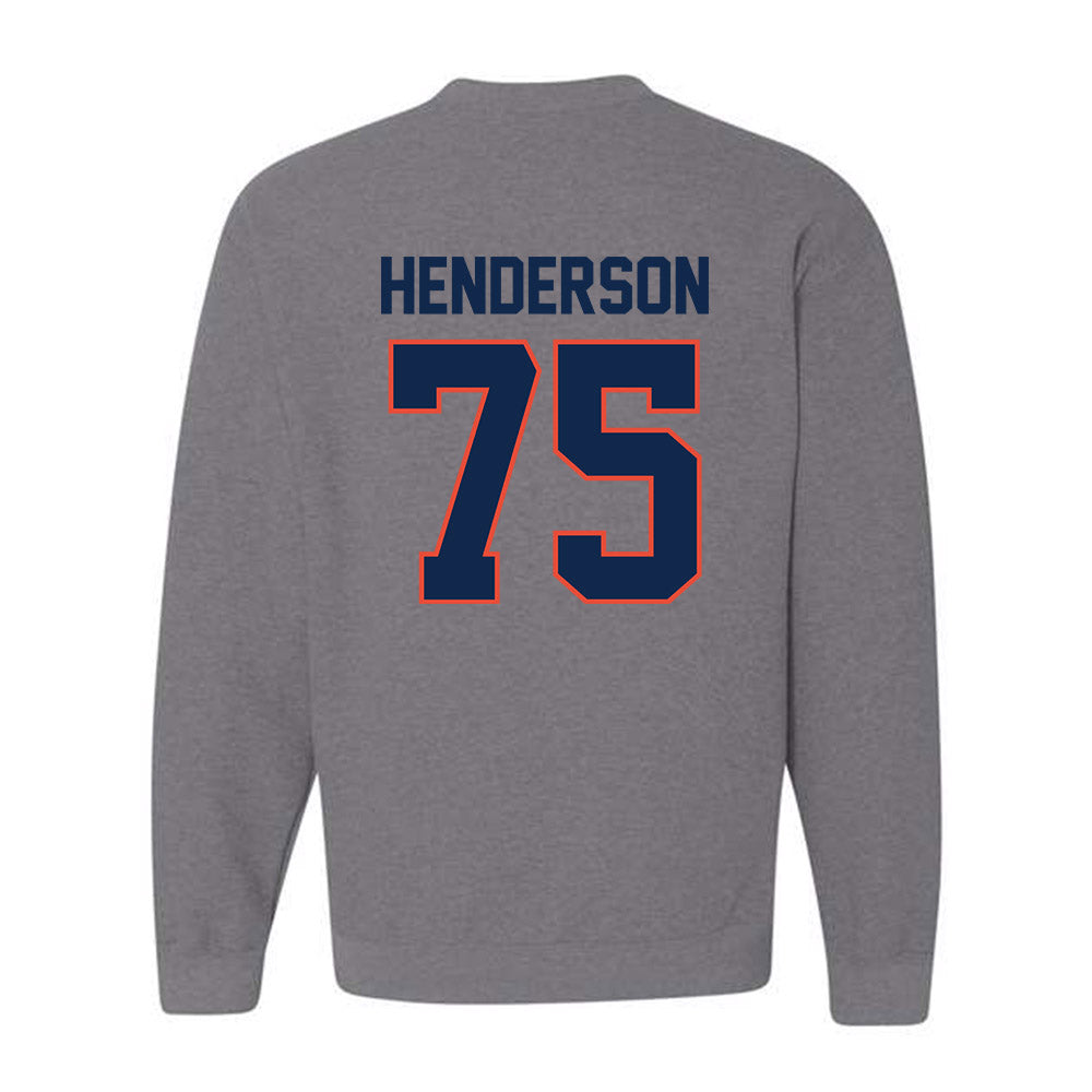 Illinois - NCAA Football : Brandon Henderson - Crewneck Sweatshirt Classic Shersey