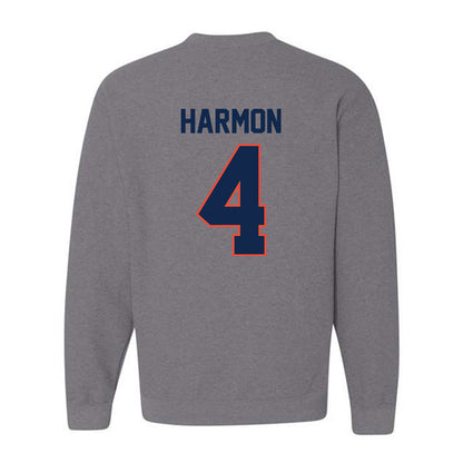 Illinois - NCAA Men's Basketball : Justin Harmon - Crewneck Sweatshirt Classic Shersey
