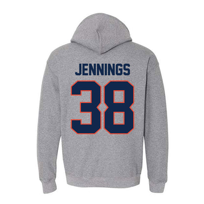 Illinois - NCAA Baseball : Collin Jennings - Hooded Sweatshirt Classic Shersey