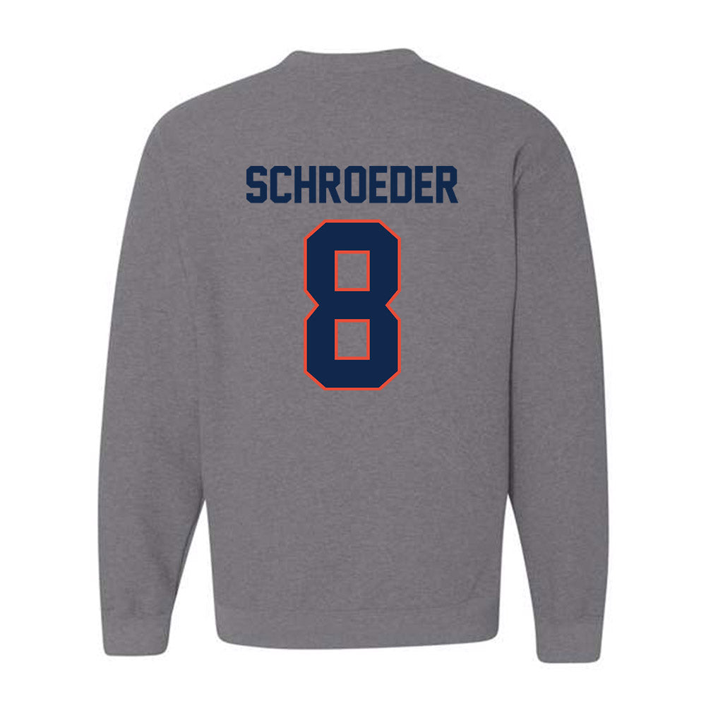 Illinois - NCAA Baseball : Jacob Schroeder - Crewneck Sweatshirt Classic Shersey